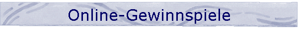 Online-Gewinnspiele